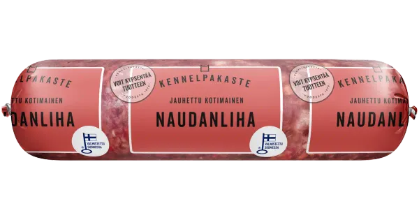 Kennelpakaste külmutatud veisehakkliha koertele 500g