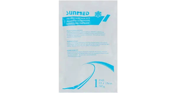 Kiirkülmakompress 300 g, ühekordselt kasut.
