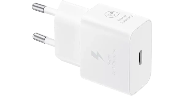 Kiirlaadimisadapter 25W USB-C GAN valge