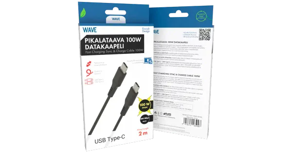 Kiirlaadimiskaabel  USB-C-USB-C 2 m