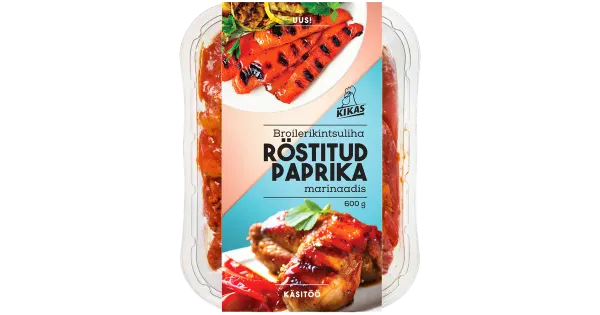 Kikas Broilerikintsuliha röstitud paprika marinaadis 600g Kikas