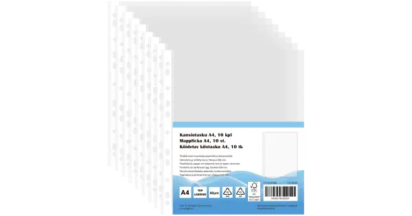 Kiletasku a4 10 tk