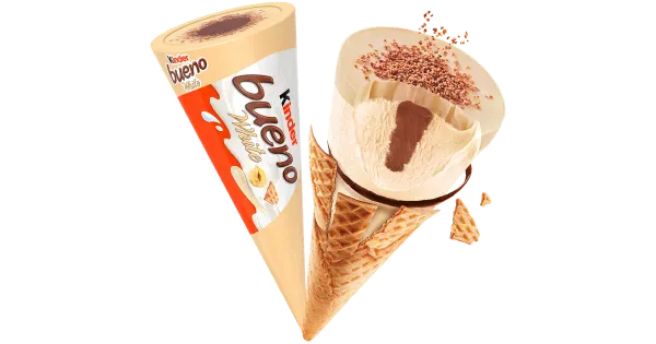 Kinder Bueno White Jäätis vahvlikoonuses 90 ml