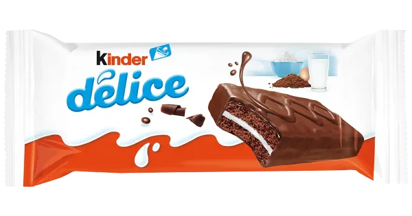 Kinder Delice kakaobatoon piimakreemitäidisega 39 g