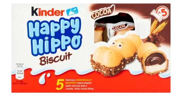 Kinder Happy Hippo batoonide multipakk 103g