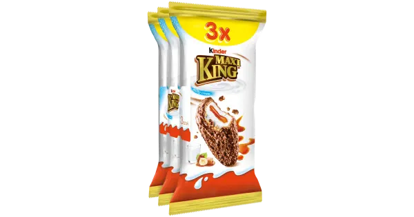 Kinder Maxi King multipakk, 3 x 35 g