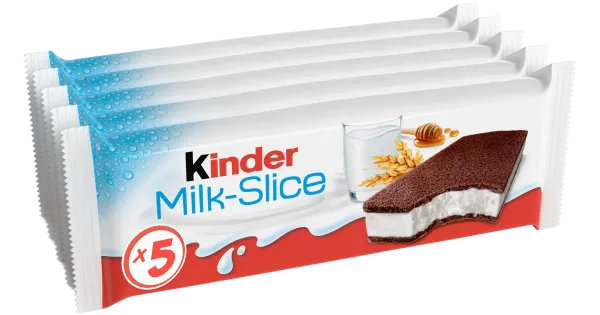 Kinder Milk Slice magustoit, 5 x 28 g
