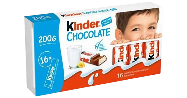 Kinder piimatäidisega piimašokolaad T16 200 g