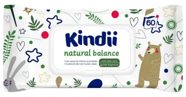 KINDII niisked salvrätikud beebidele 60tk