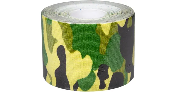 Kinesioteip 5 cm x 5 m, camo roheline
