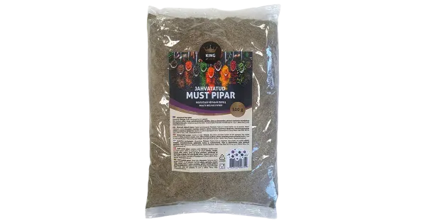 King of Spices Jahvatatud must pipar 500 g