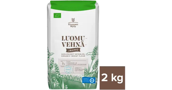 Kinnusen Mylly ökoloogiline nisujahu 2 kg