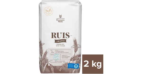 Kinnusen Mylly rukkijahu 2 kg