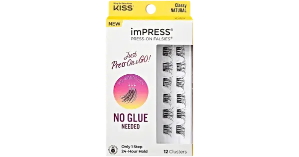 Kiss Impress Press On kunstripsmed Classy Natural 01