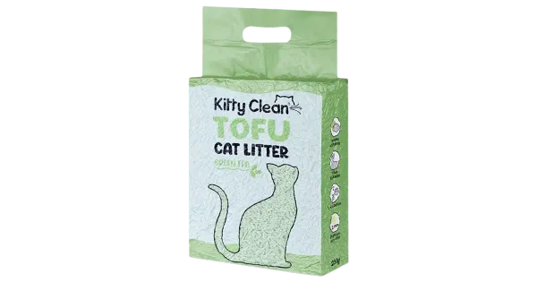 Kitty Clean tofu kassiliiv rohelise teega 5L