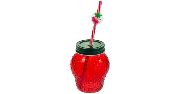 Klaasist tass maasikas 450 ml
