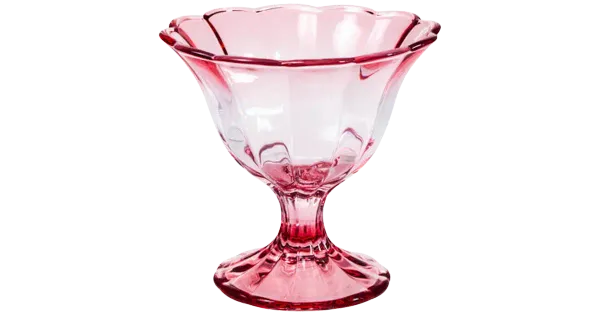 Klaasit kauss roosa 12 cm