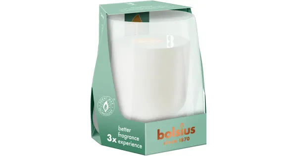 Klaasküünal CleanLight Bolsius Vanilje&Tonka uba