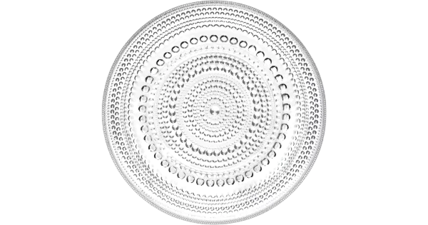 Klaastaldrik Kastehelmi 17 cm,läbipaistev