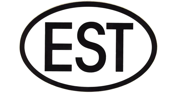 KLEEPS EESTI SINI-MUST-VA 116X76MM