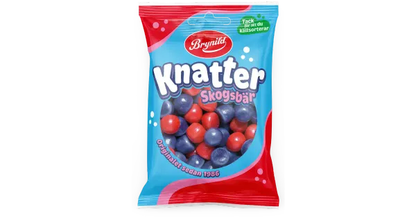 Knatter wild berries candy drageemix 80g