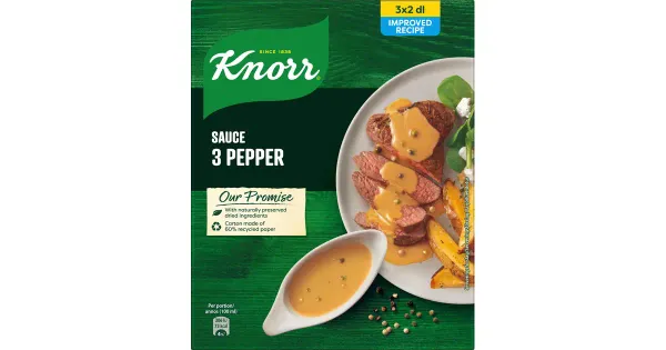 Knorr 3 pipra kuivkastme segu 3x32g