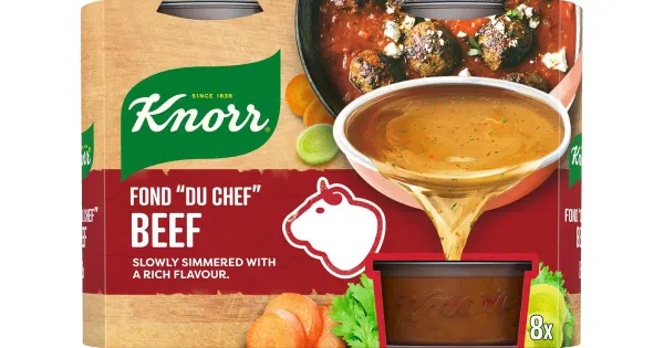 Knorr Fond „du Chef”  veiselihapuljongikontsentraadi portsjonid 8x28g