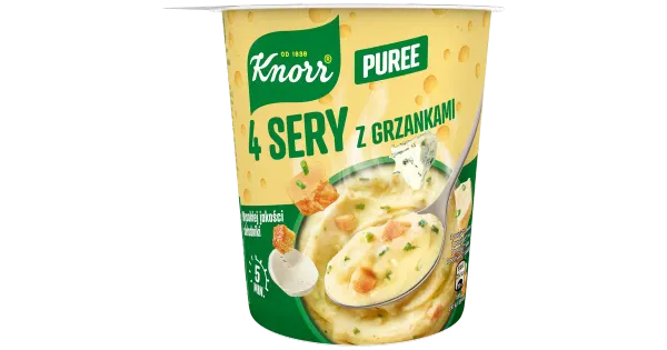 Knorr kartulipuder nelja juustu ja krutoonidega 50g