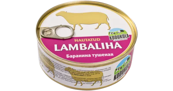 Koduküla hautatud lambaliha 250g / lihasisaldus 75%