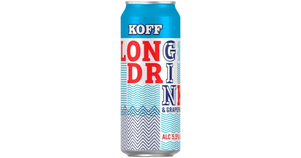 Koff Long Drink Grapefruit muu alkohoolne jook 5,5%vol 500 ml