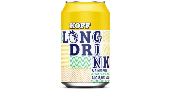 Koff Long Drink Pineapple muu alkohoolne jook 5,5%vol 330 ml