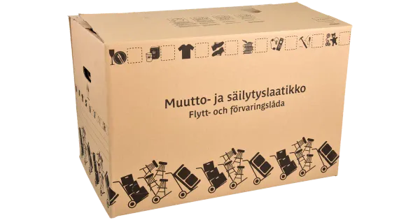 Kolimis-pappkast  57x37x37 cm