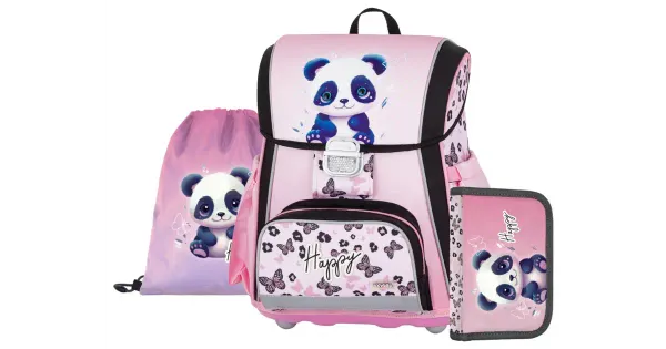 Komplekt premium panda - koolikott, pinal, spordiriiete kott