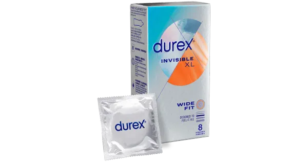 Kondoomid Durex Invisible XL 8tk