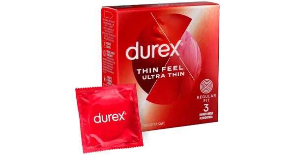Kondoomid Durex Thin Feel Ultra Thin 3tk