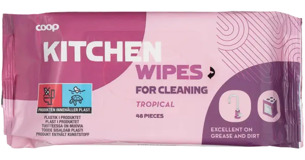 Köögipuhastuslapid Coop Tropical 48tk