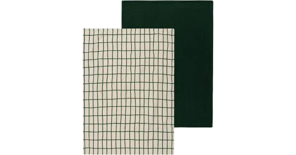 Köögirätik saak 2tk 50x70 roheline