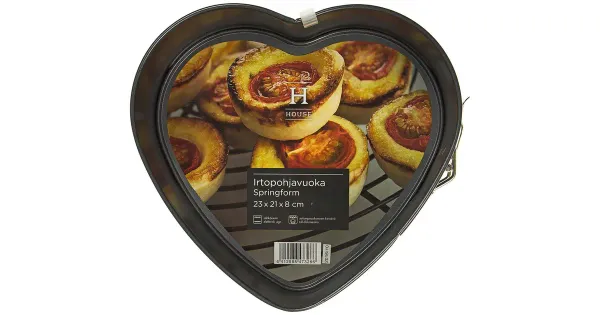 Koogivorm Süda 23x21 cm, lahtikäiv
