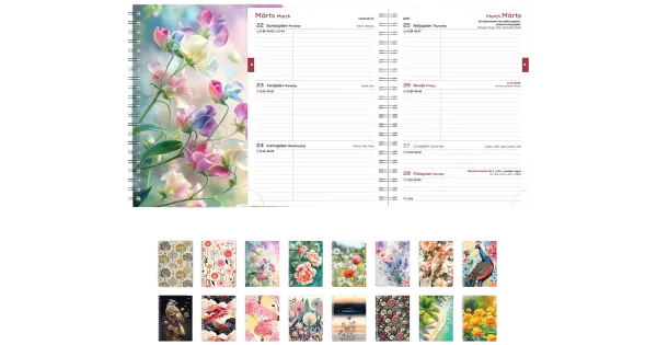 Koolikalender spiral