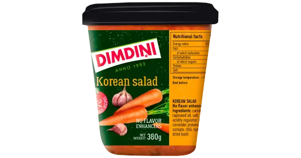 Koreapärane salat 380g