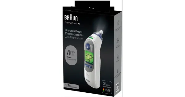 Kõrvatermomeeter Braun Thermoscan 7+