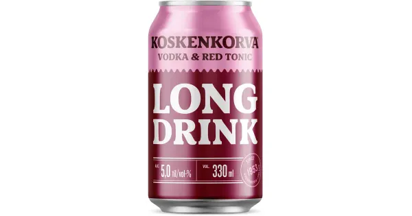 Koskenkorva Long Drink Red muu alkohoolne jook 5%vol 330 ml
