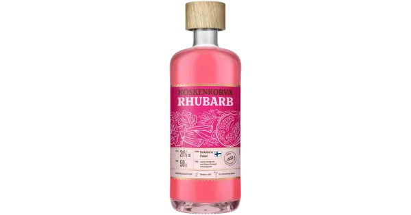 Liköör KOSKENKORVA Rhubarb , 21% 0,5L,R21/156268/19
