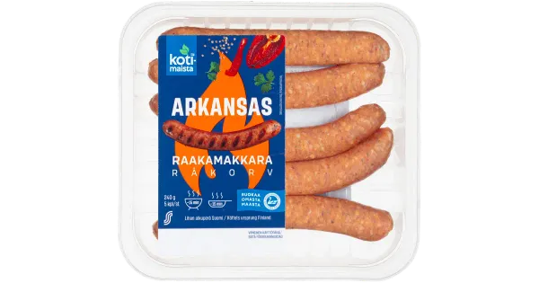 Kotimaista Arkansase toorvorst 240 g