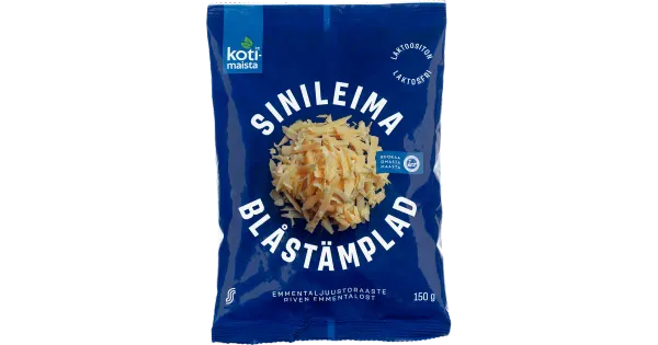 Kotimaista Blue Label riivitud Emmental juust, 150 g