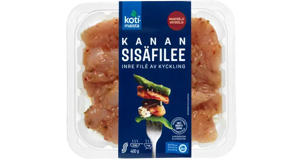 Kotimaista Broilerifilee Maitseõliga 400G