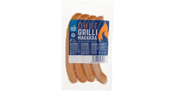 Kotimaista grillvorst 4tk/250g