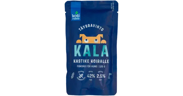 Kotimaista kalakaste koerale 120g