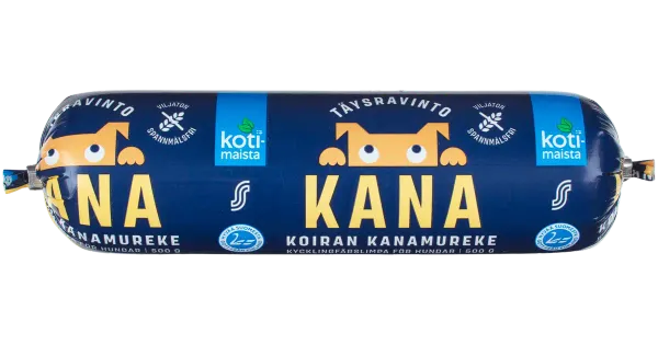 Kotimaista kanavorst koerale 500g