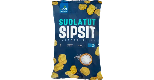 Kotimaista kartulikrõpsud soolaga 200 g